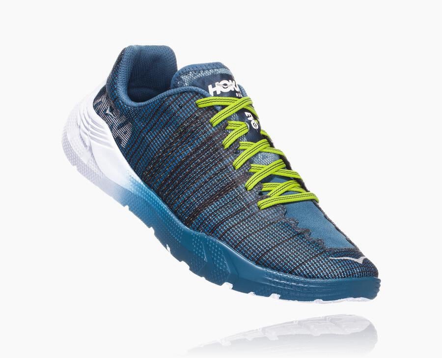 Hoka One One Tenisky Panske Námornícka Modrá/Biele - EVO Rehi - 46107-LXDF